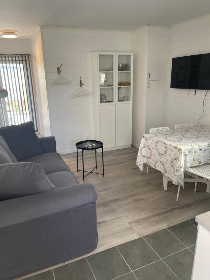 Kaptenhuset Skrea Strand Falkenberg Bagian luar foto