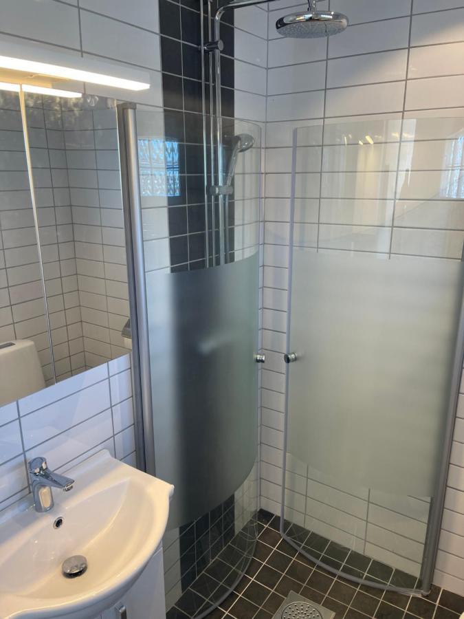 Kaptenhuset Skrea Strand Falkenberg Bagian luar foto