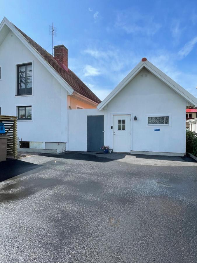 Kaptenhuset Skrea Strand Falkenberg Bagian luar foto